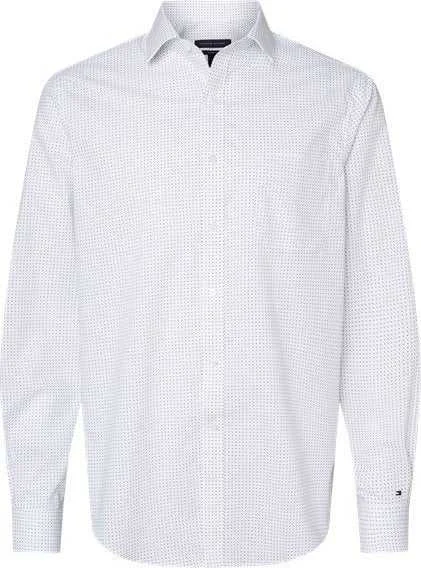 Tommy Hilfiger 13TH105 Polka Dot Shirt - Bright White