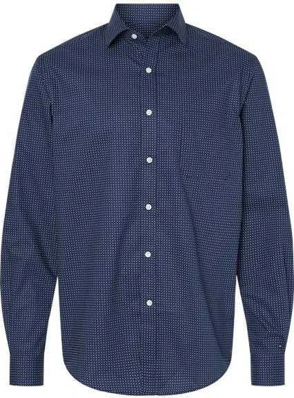 Tommy Hilfiger 13TH105 Polka Dot Shirt - Navy Blazer