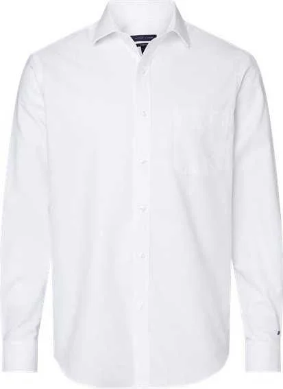 Tommy Hilfiger 13TH106 New England Cotton Oxford Shirt - White