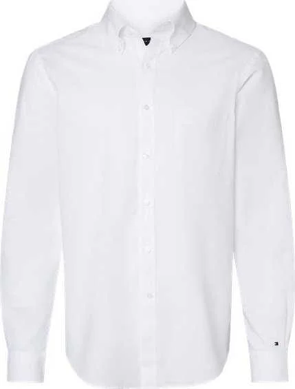 Tommy Hilfiger 13TH107 CottonLinen Shirt - Bright White