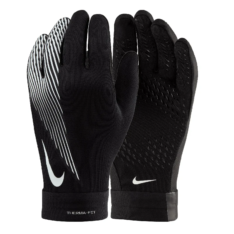 Nike Men's Therma-Fit Academy Field Player Gloves Black/White