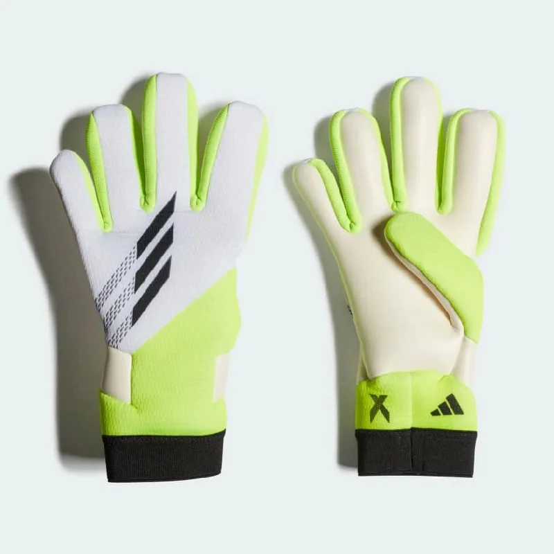 Youth X League GK Gloves [White/Lucid Lemon]