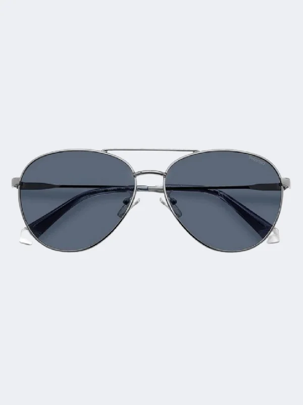 Polaroid Pld 4142 Unisex Lifestyle Sunglasses Ruthenium/Blue