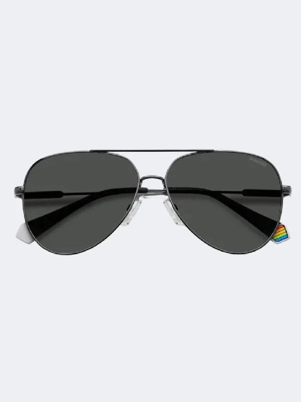 Polaroid Pld 6187 Unisex Lifestyle Sunglasses Dark Ruthenium/Grey